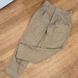 Everlane Women's Tan Cropped Pants